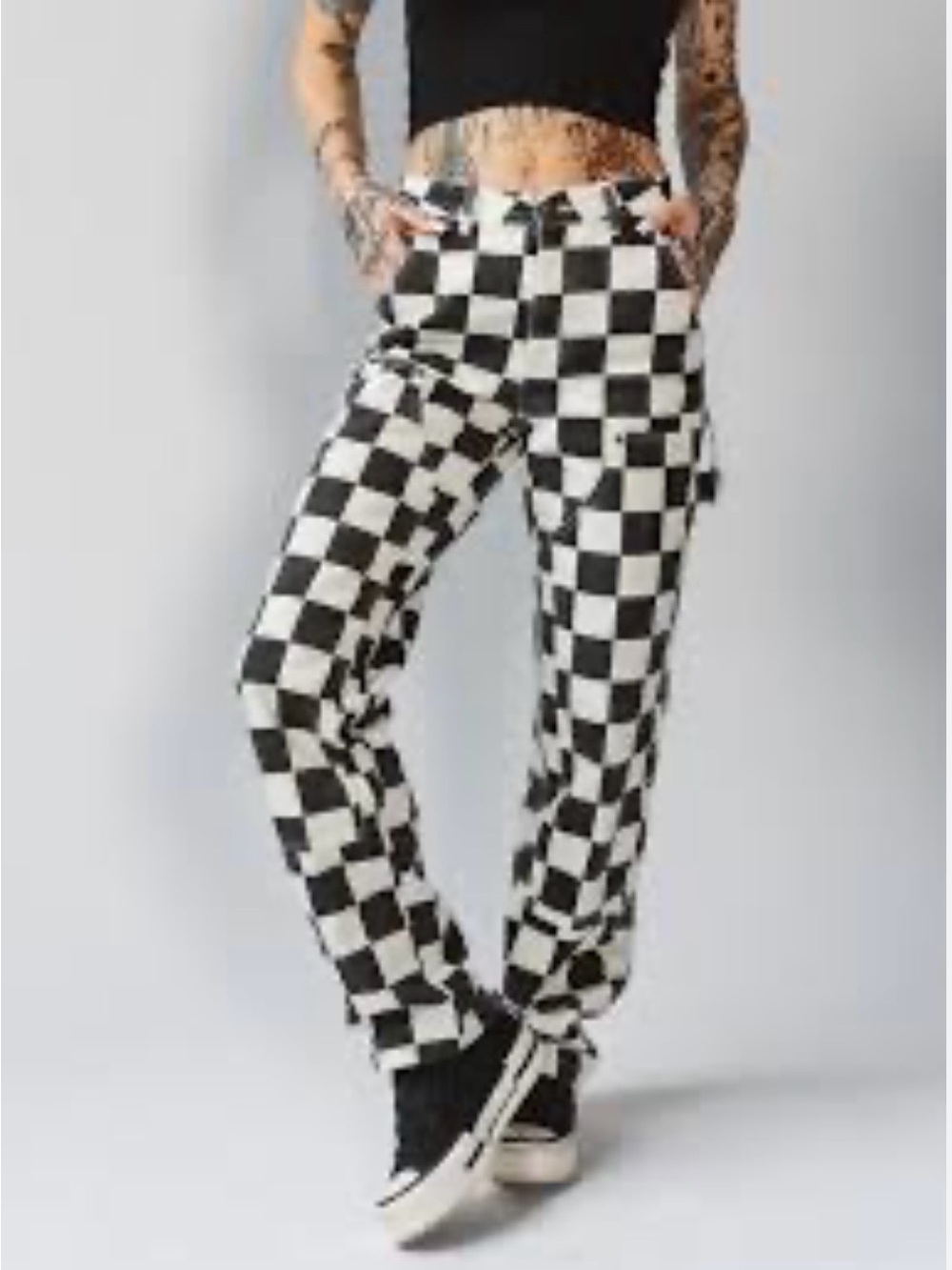 G-Star Elwood Pharrell Williams 5622 Women’s Tapered Jeans Chef Check
